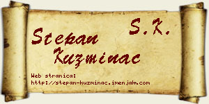 Stepan Kuzminac vizit kartica